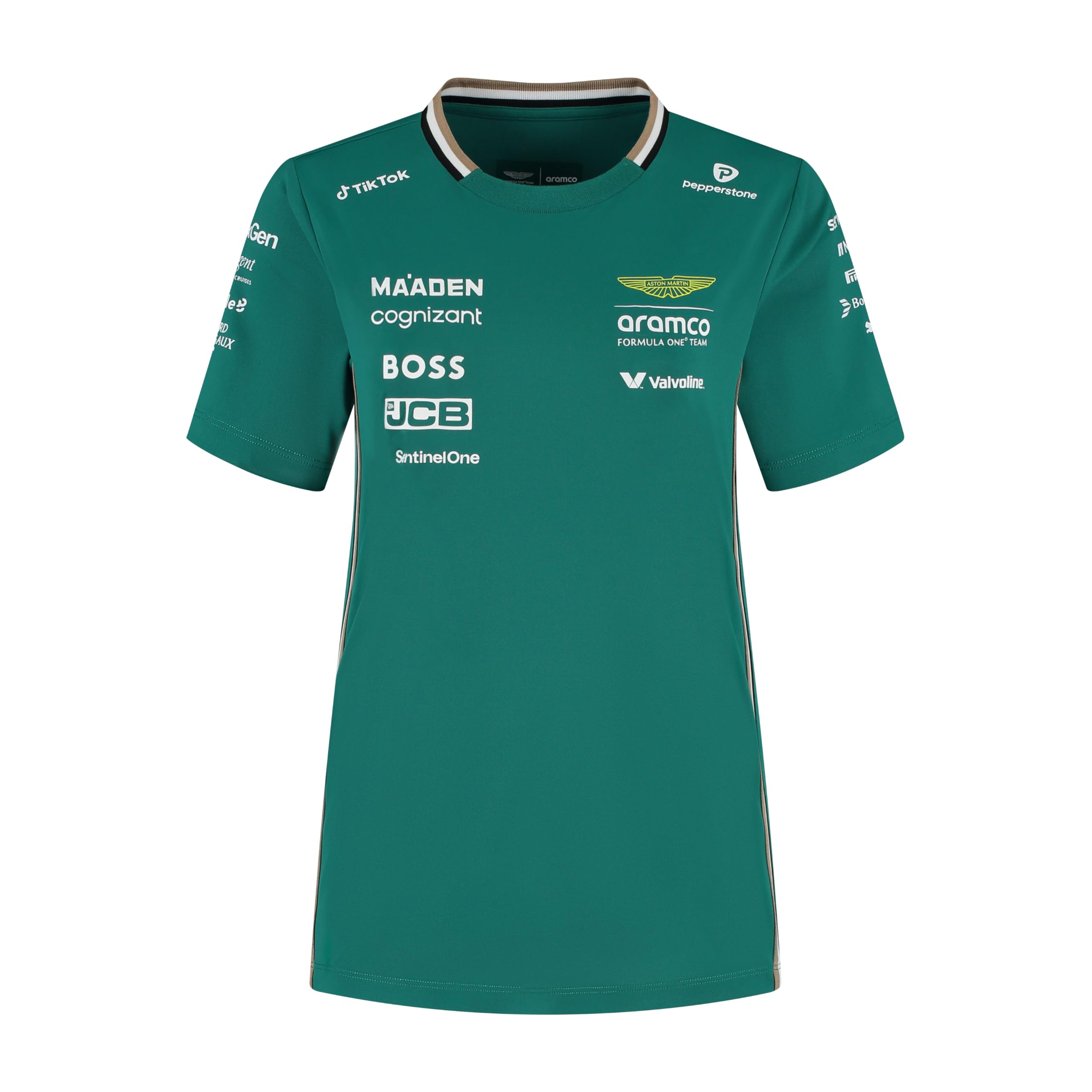 Aston Martin F1 2025 Women's Team Tshirt Green - Size: XXL
