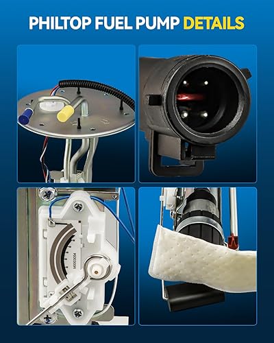 Miniatura 536 de PHILTOP Electric Fuel Pump Assembly Fits For Chevrolet S10 1985-1991, GMC S15 1985-1990, GMC Sonoma 1991, GMC Syclone 1991, SP06B1H