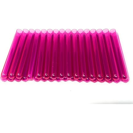 Valchemist Test Tube Shot Glasses Pack of 33 Neon Pink 3/4oz Shooters