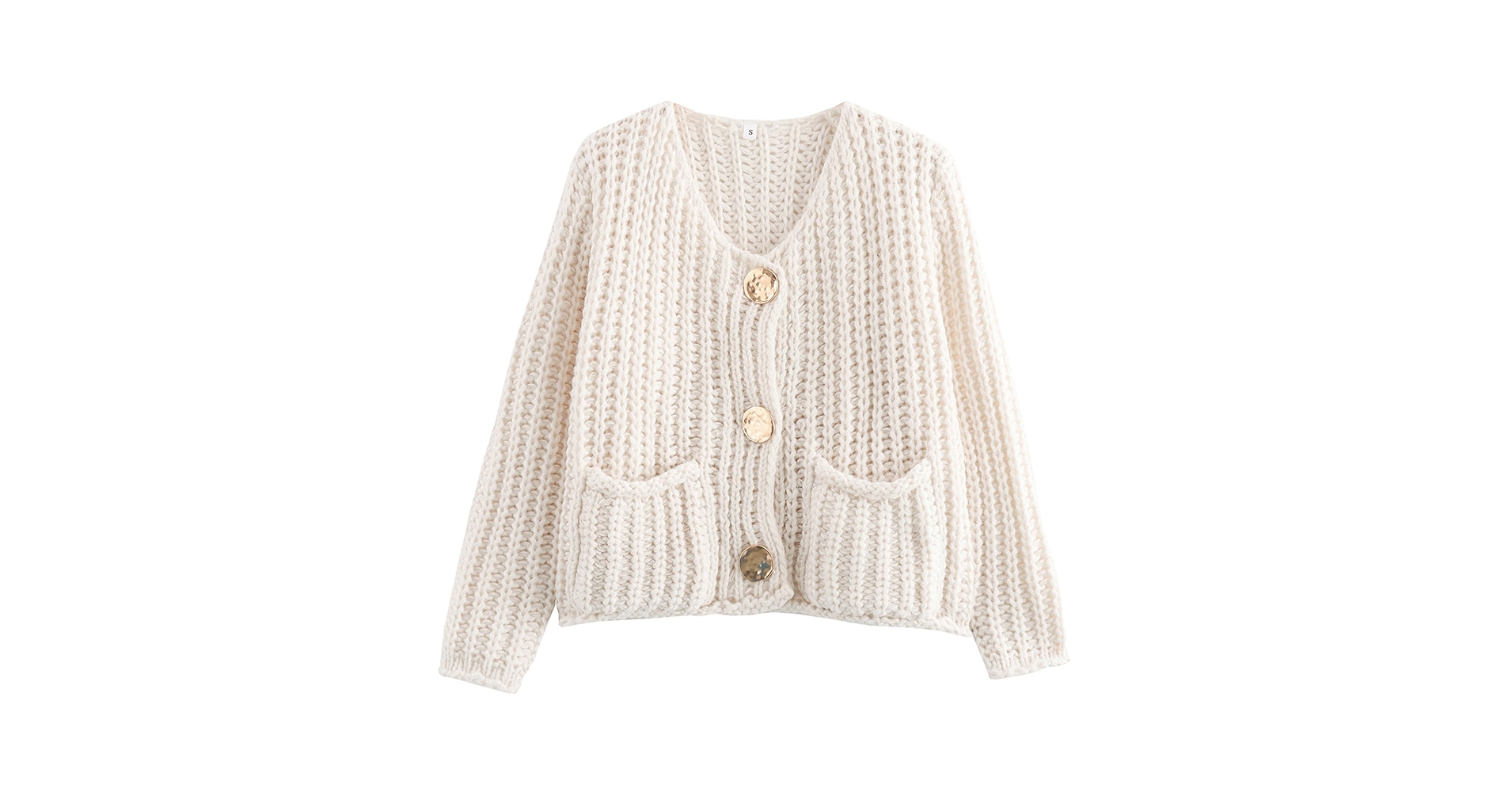 トップス Andequal unique button cardigan white Sandro High-Neck Cardigan | Saks Fifth Avenue