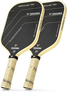 TENVINA HERCULES PRO Pickleball Paddle: USAPA Approved Thermoformed 4-Layer Carbon Fiber - Power, Control & Huge Sweet Spot