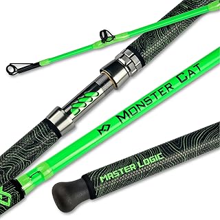 Monster Catfish Casting Rod, 7' MH Glow-in-Dark 1-Piece