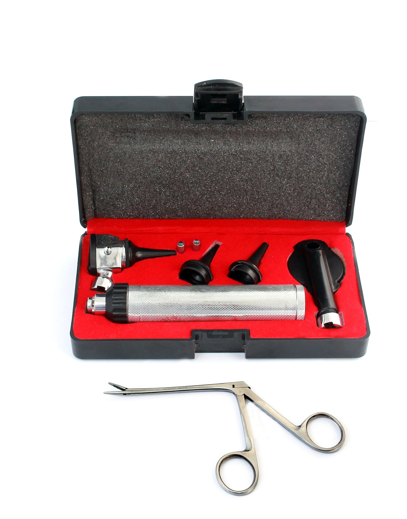 PC New ENT Diagnostic Set Otoscope+2 Free Bulb + 1 Alligator Forceps
