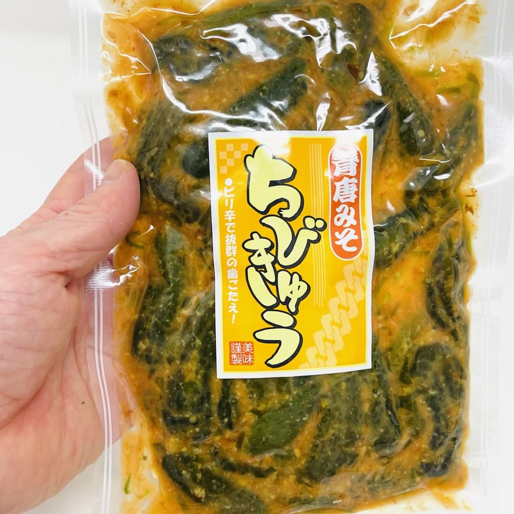 Amazon | 漬物 ちびきゅう 2袋(1袋220g)【青から味噌のキュウリの漬物