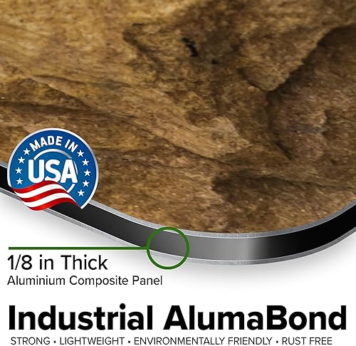 Miniatura 985 de My Sign Center - Letrero personalizado, 11 colores de fuente, 13 estilos de fuente, 4 opciones de agujero, 22 tamaños, 8 x 32 pulgadas, sin óxido,