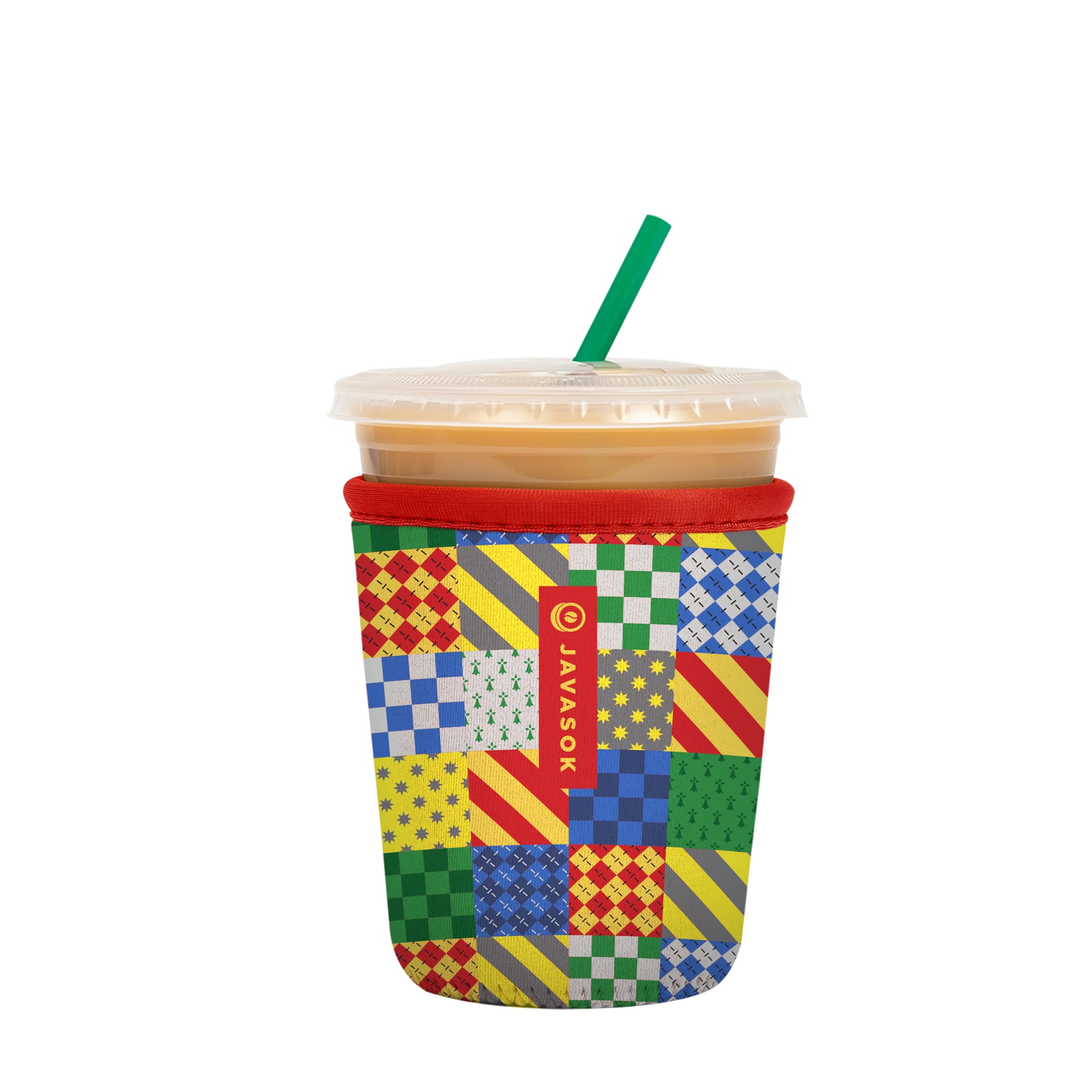 Sok It JavaSok Iced Coffee &amp; Cold Soda Insulated Neoprene Cup Sleeve (House Rules, Small: 16-20oz)
