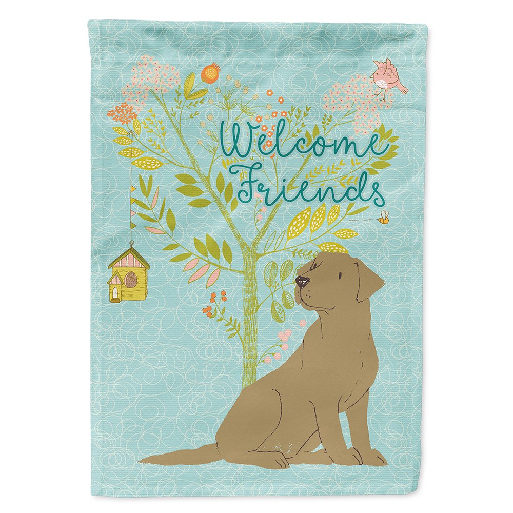 Drapeau en toile Caroline's Treasures BB7597CHF cadeau idéal pour passionné de Labrador Chocolat