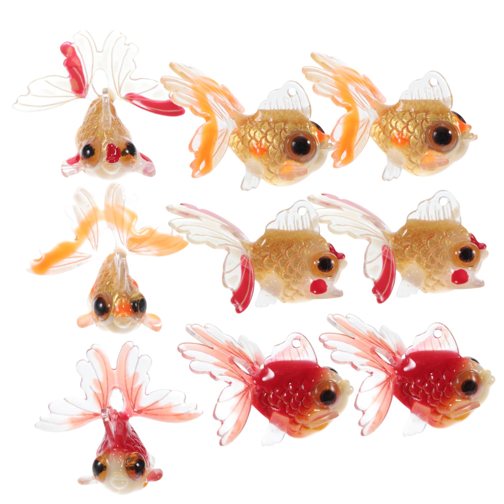 TEHAUX Forniture Di Gioielli Fai Da Te Ciondoli Per Realizzare Braccialetti Ciondolo a Forma Di Pesce Ciondoli Per La Creazione Di Gioielli Ciondoli Animali 3d Resina