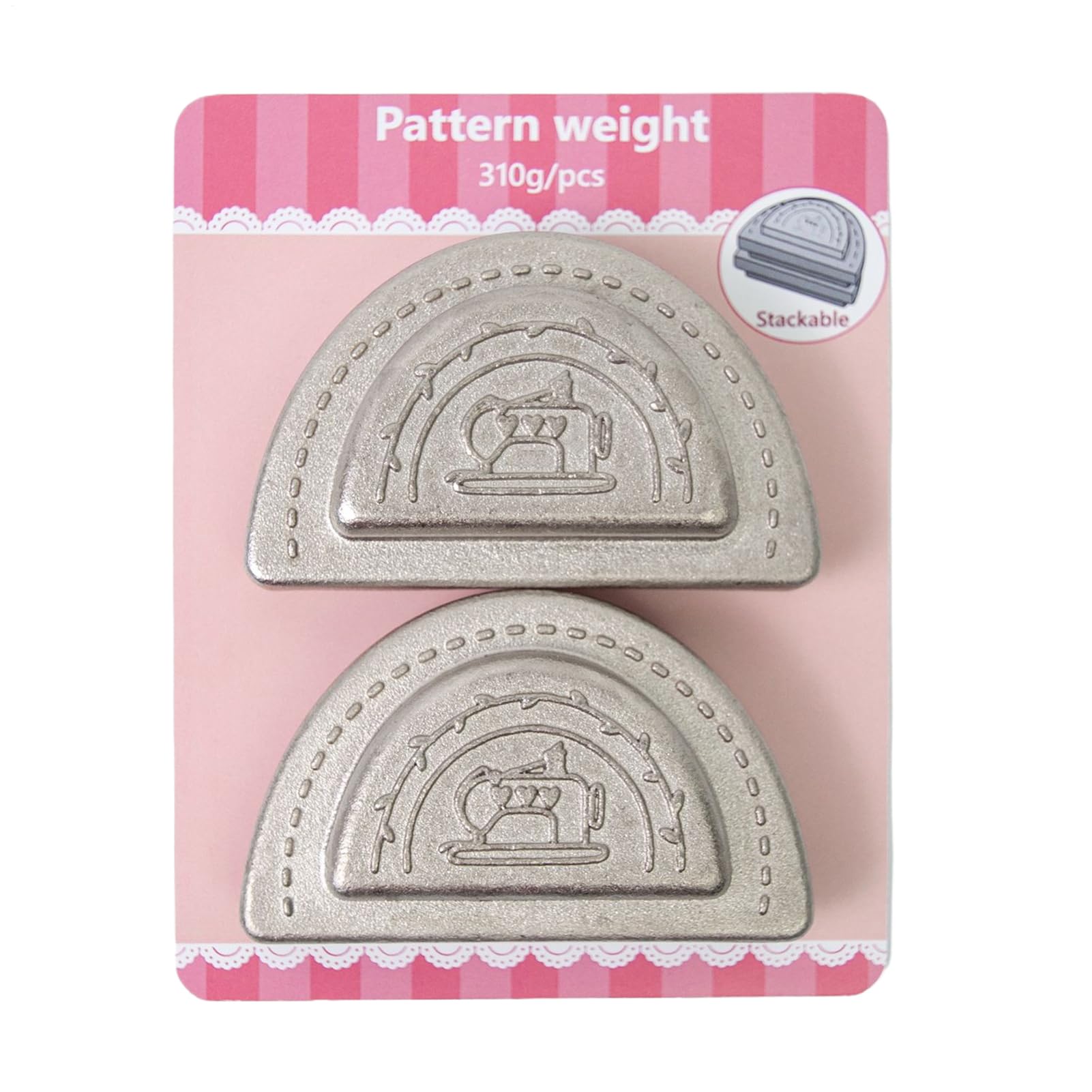 Nähgewichte Für Schnittmuster,2 Stücke Gewichte Aus Gusseisen Für Schnittmuster,Stoff Stabilisator Für Schneiderarbeiten | Für Quilten Basteln Zuhause Frauen Stickerei Stricken Schneidern