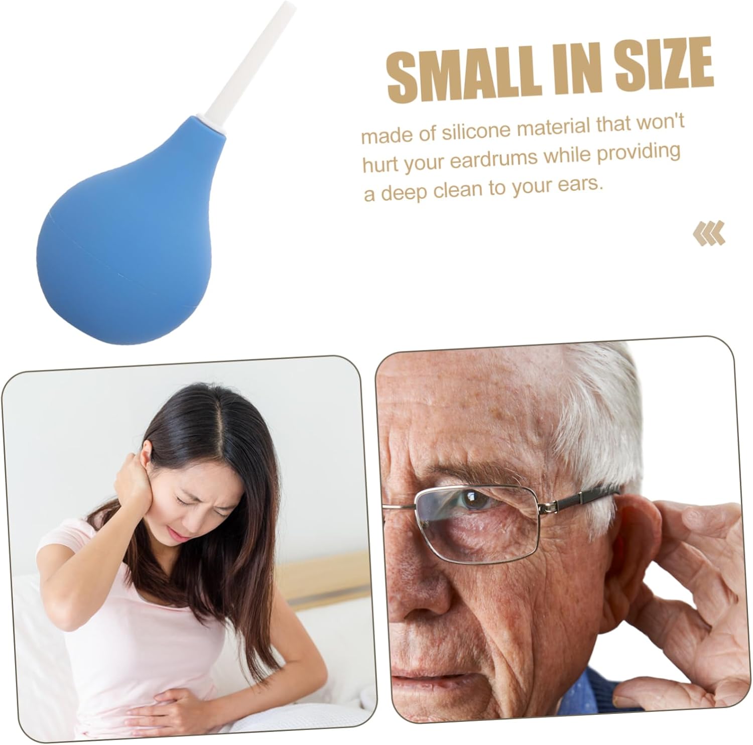 10pcs Ear Cleaning Bulb Kit Multi-Functional Squeeze Bulbs for Safe Ear Wax Removal Includes for Adults and Compact and Portable Design