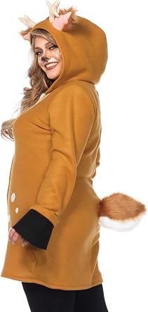 Leg Avenue Women's Hooded Cozy Fawn Halloween Costume