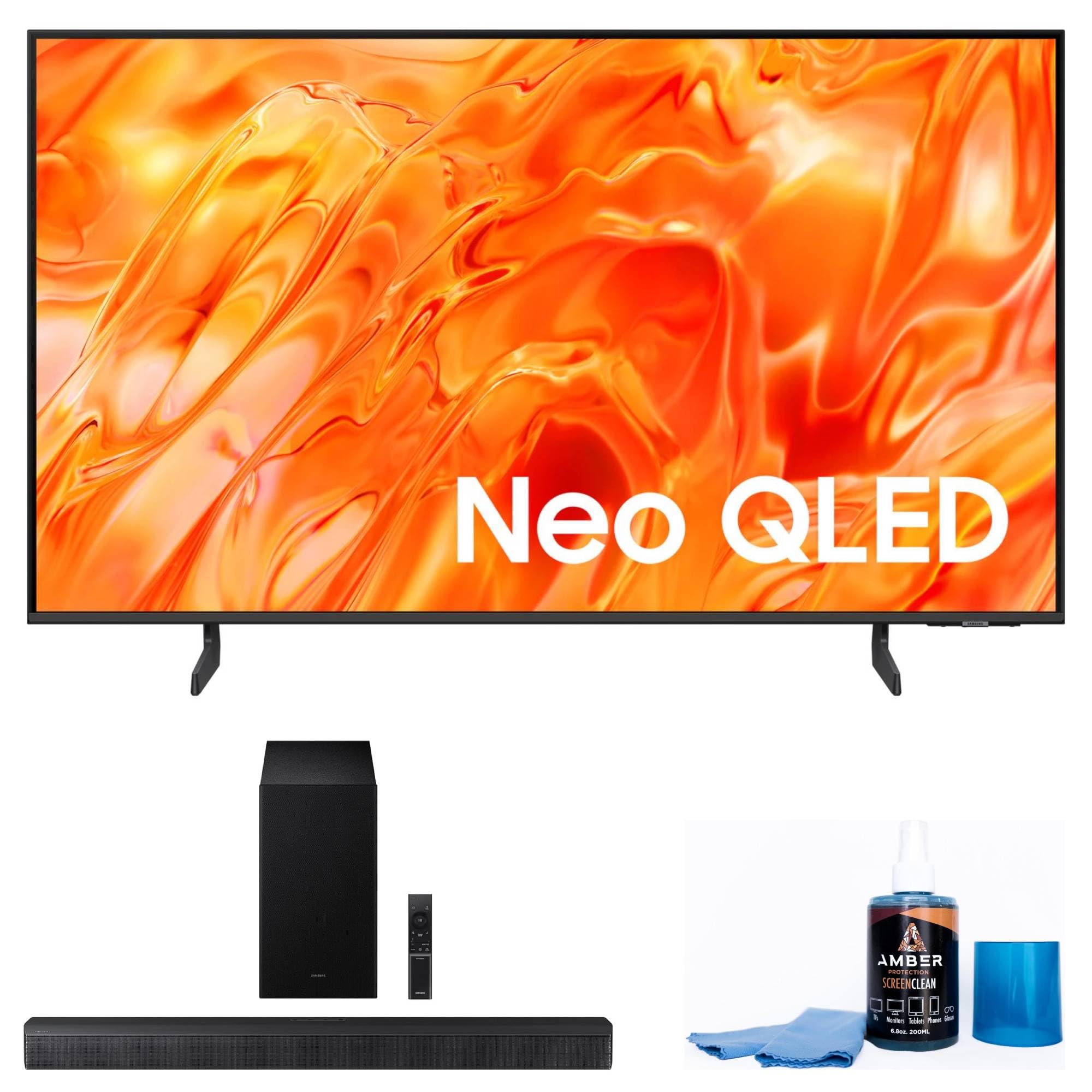 Samsung QN50QN70HA 50" NeoQLED TV with HW-B630F Soundbar and Sub (2026)