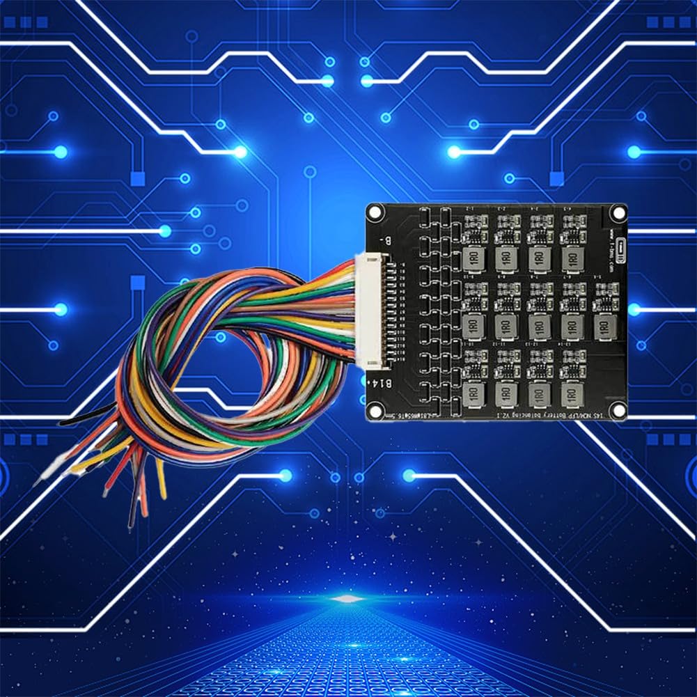 Active Balancer 1,2A Equalizer 14S Li-Ion Lifepo4 Energietransferplatine LTO Lithiumbatterie 14S