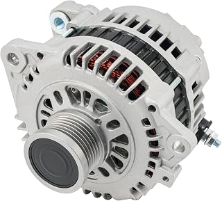 KAX Alternator Compatible with 2008-2012 Nissan Rogue, High Output Alternators Automotive Replacement for LR1110713V,11163,LR1110713C,23100AU40D,23100AU400,11163N 12V 110Amp CW 6-Groove Pulley