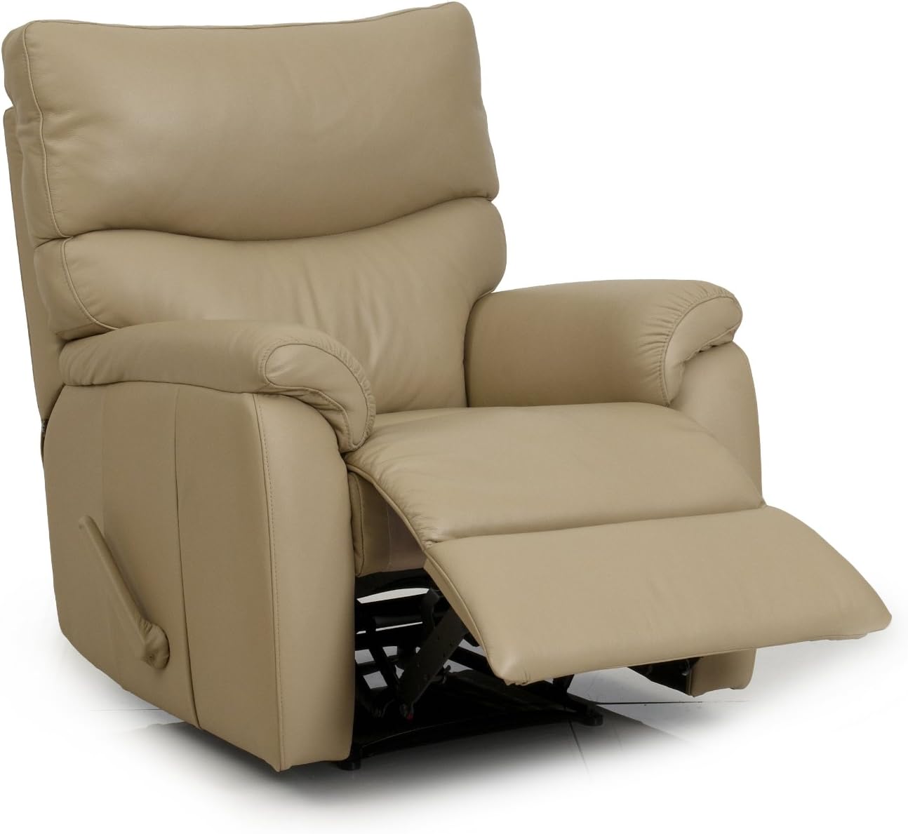 Barcalounger Bourne II Recliner in Santana Taupe Split Leather