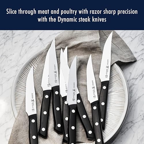 Vista 5 de HENCKELS Dynamic Razor-Sharp 15-Piece Knife Set, Chef Knife, Bread Knife, Steak Knife, German Engineered Informed by 100+ Years of Mastery