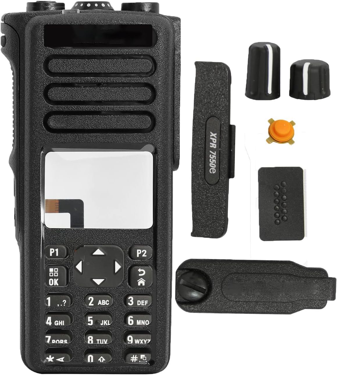 Amazingxiax Repair Kit Housing Case Front Cover for XIR P8668i P8660i DP4800E DP4801E XPR7580E XPR7550E DGP8550E Radio-image-38