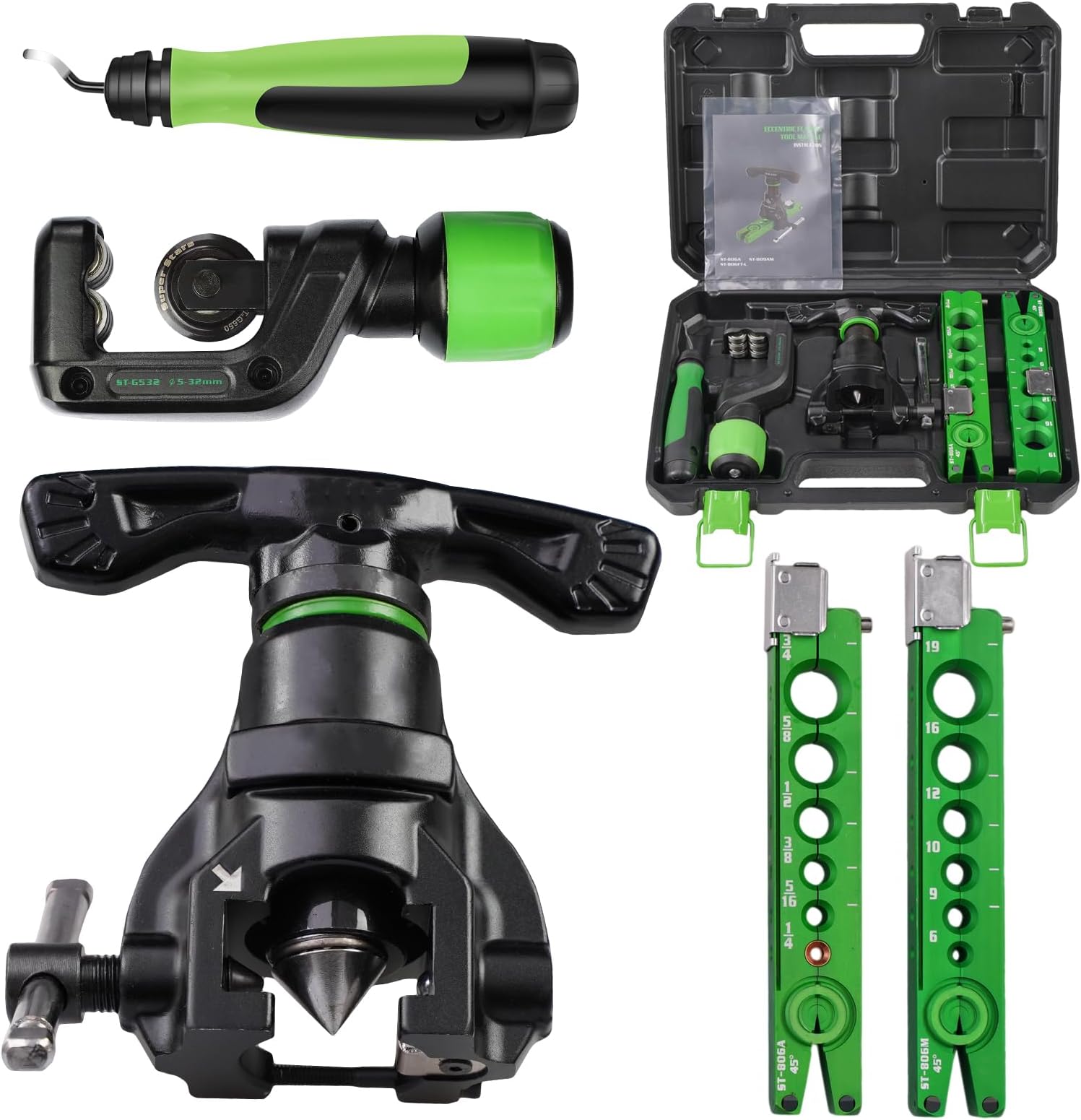 Kit D'outils De Double évasement Pour Tube Cuivre - Coupe-tube Inclus - Neuf
