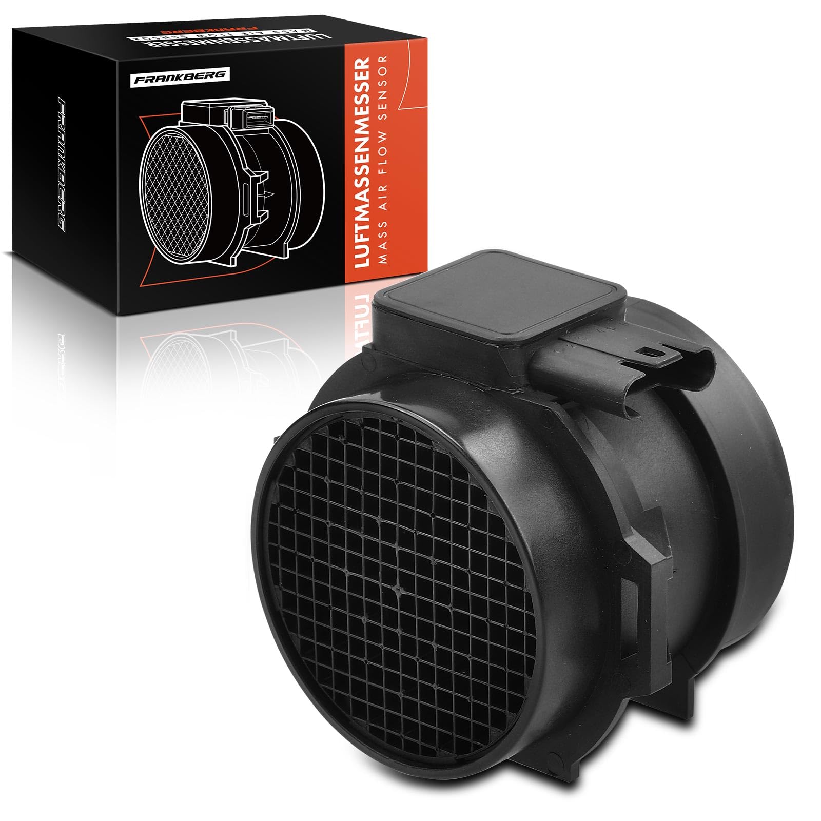 Frankberg Sensor de aire de admisión 6-Polos Compatible con Serie 3 Cabrio E46 325 Ci Z4 Roadste.r E85 2.2i 2.5i Serie 3 E46 325i Serie 3 Touring E46 325i Serie 3 Coupé E46 325 Ci MAS0289,13627566984