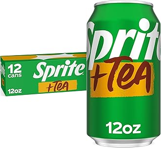 Tea, Lemon-Lime and Tea Flavored Soda , 12 fl oz, 12 pack