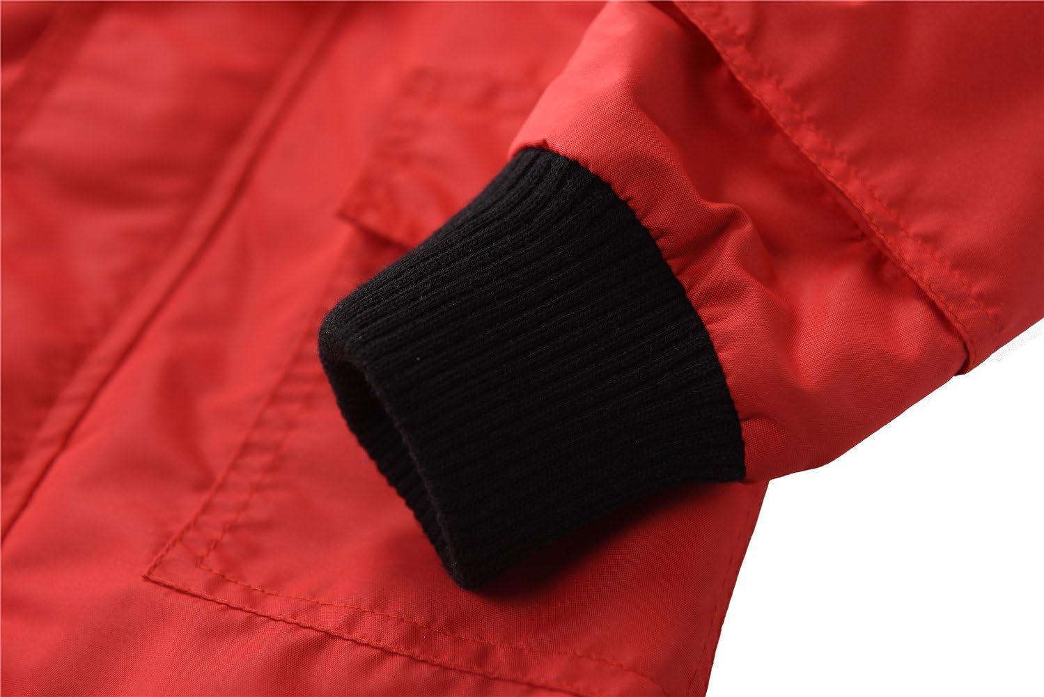 M2C Boys Girls Hooded Cotton Lined Rain Jacket Light Windbreaker - Image 6