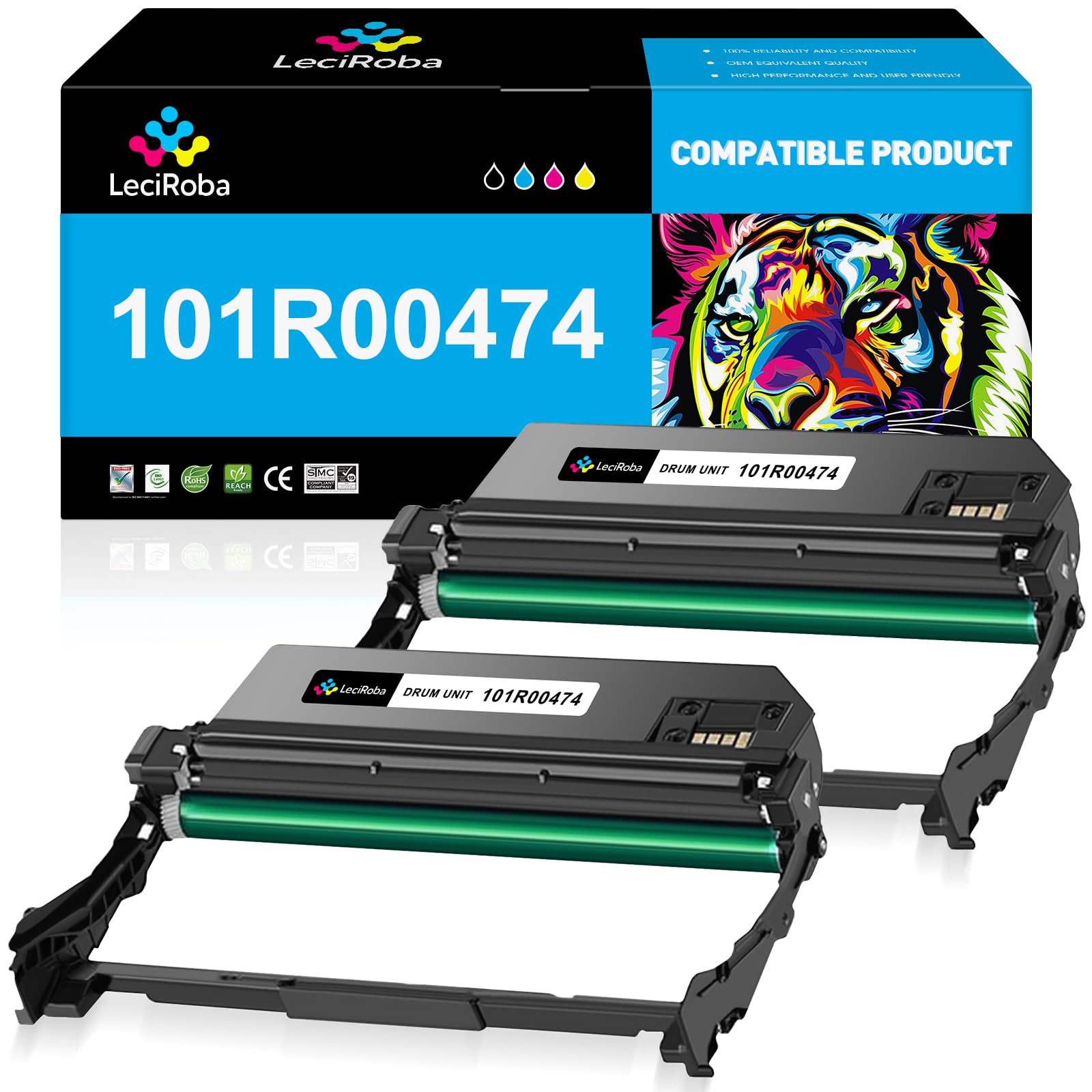 LeciRoba 101R00474 Compatible Drum Unit Replacement for Xerox 101R00474 for Xerox WorkCentre 3215 3215NI 3225 3225DNI 3225VDNI Phaser 3052 3260 3260DI