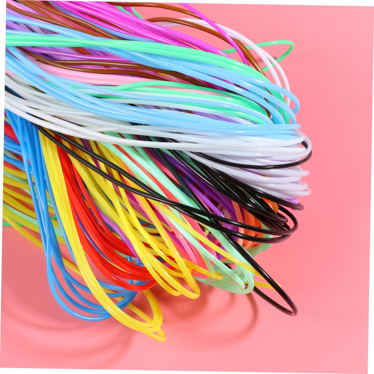 STOBOK 2 400 Piezas joyas cordón de pvc de cumpleaños para niños pequeños pulseras elasticas elástico joyería cordón de tejido cordón de tejer Cuerda trenzada cuerda decorativa