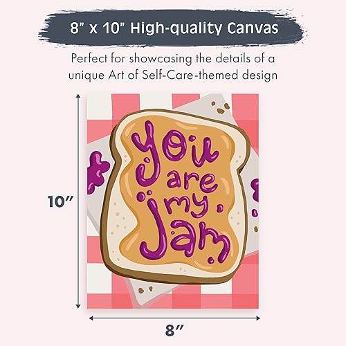 Miniatura 3 de Pink Picasso Kits de colección de cuidado personal de pintura por números para adultos y principiantes | Kits de pintura de lienzo únicos de 8 x 10