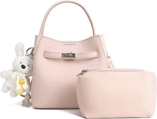 Ladies' wallet, light luxury bucket bag, lychee patterned handbag, high-end sense, one shoulder versatile crossbody bag