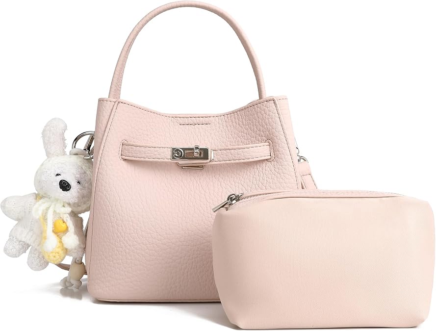 Ladies' wallet, light luxury bucket bag, lychee patterned handbag, high-end sense, one shoulder versatile crossbody bag