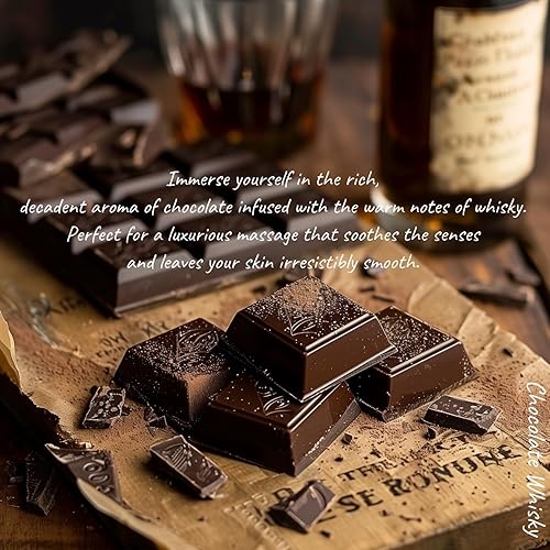 Miniatura 5 de MELONY Vela de aceite de masaje  Ideal para calmar, calmar y relajarse  con cera de soja natural  8.1 onzas (trufa de cacao)