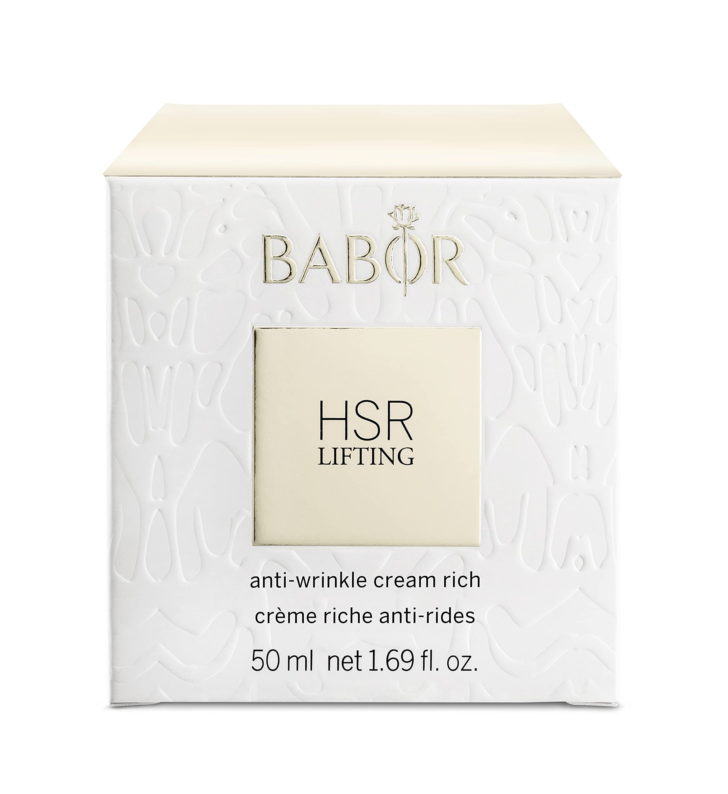 BABOR HSR LIFTING Cream rich, Extra reichhaltige Gesichtspflege gegen Falten, Anti-Aging Creme für jede Haut, Mit Vitamin E und Jojobaöl, 1 x 50ml