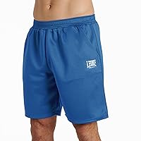 LEONE 1947 ABX112 Pantaloncino Logo Uomo, Shorts Palestra Fitness Training Bodybuilding