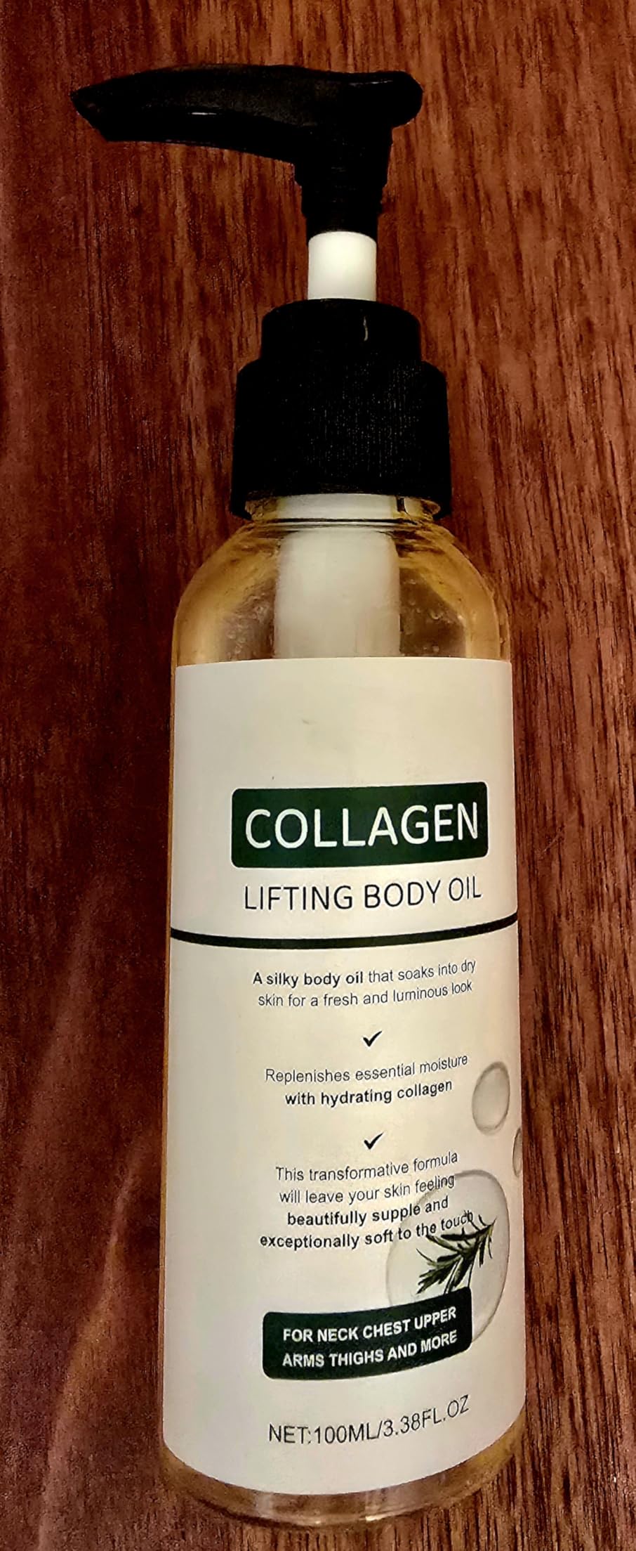 Kaminii Collagen Lifting Body Oil After Shower, Hydrating Collagen Oil For Body, Moisturizing Anti Aging for Women & Men, Helps Soften Appearance of Crepey Skin for All Skin Types-1PC