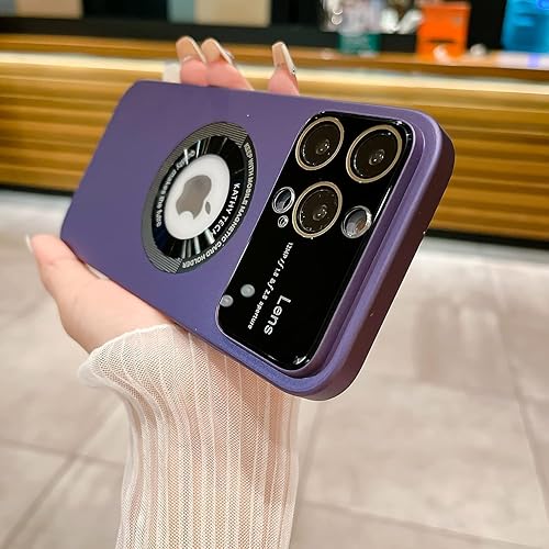 GARSIKA Funda magnética para iPhone 13 Pro Max protección completa de la cámara compatible con MagSafe Funda delgada mate esmerilada dura para