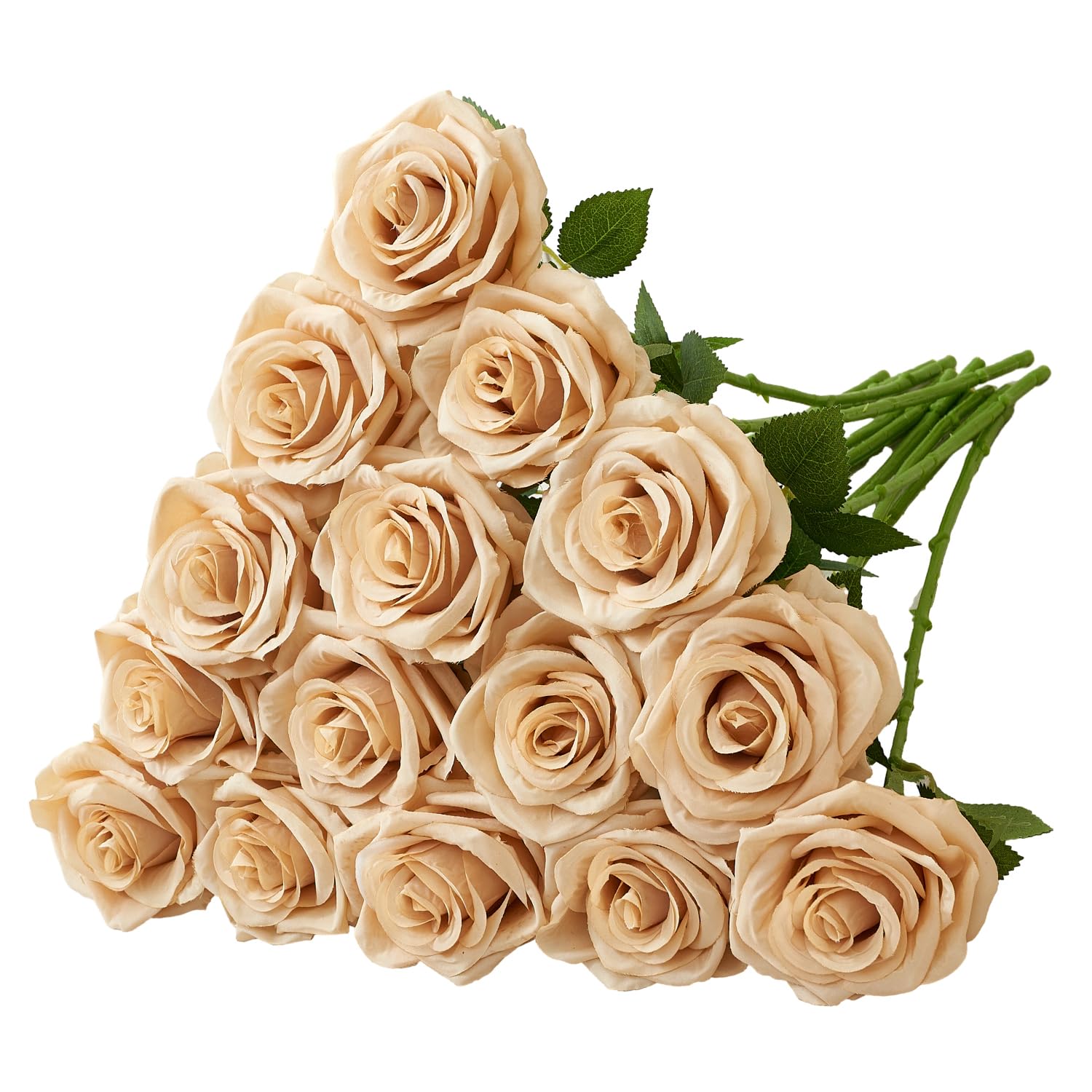 Photo 1 of ***STOCK PHOTO FOR REFERENCE ONLY***
Carlita‘s Blooms 15pcs Fake Roses Artificial Silk Flowers Faux Rose Flower Long Stems Bouquet for Arrangement Wedding Centerpiece Party Home Kitchen Decor