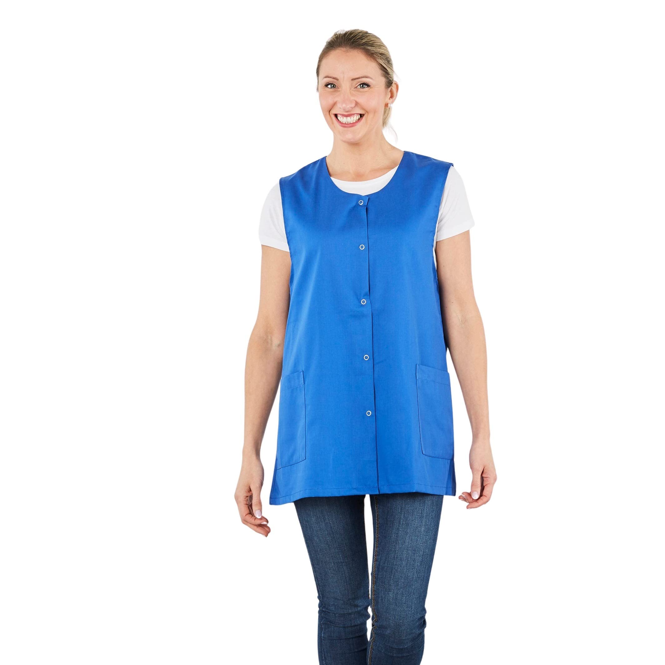 Hurry Jump Tablier Ménage Blouse Femme de ménage sans manches