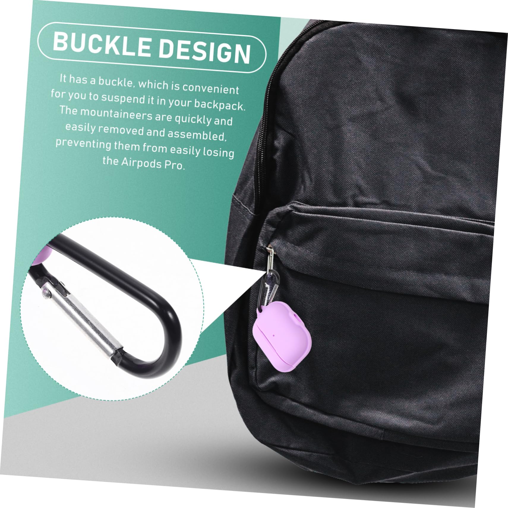 Hemobllo 5piezas Funda Protectora Magnética para Auriculares Inalámbricos Silicona Resistente Golpes y Arañazos Diseño Chic