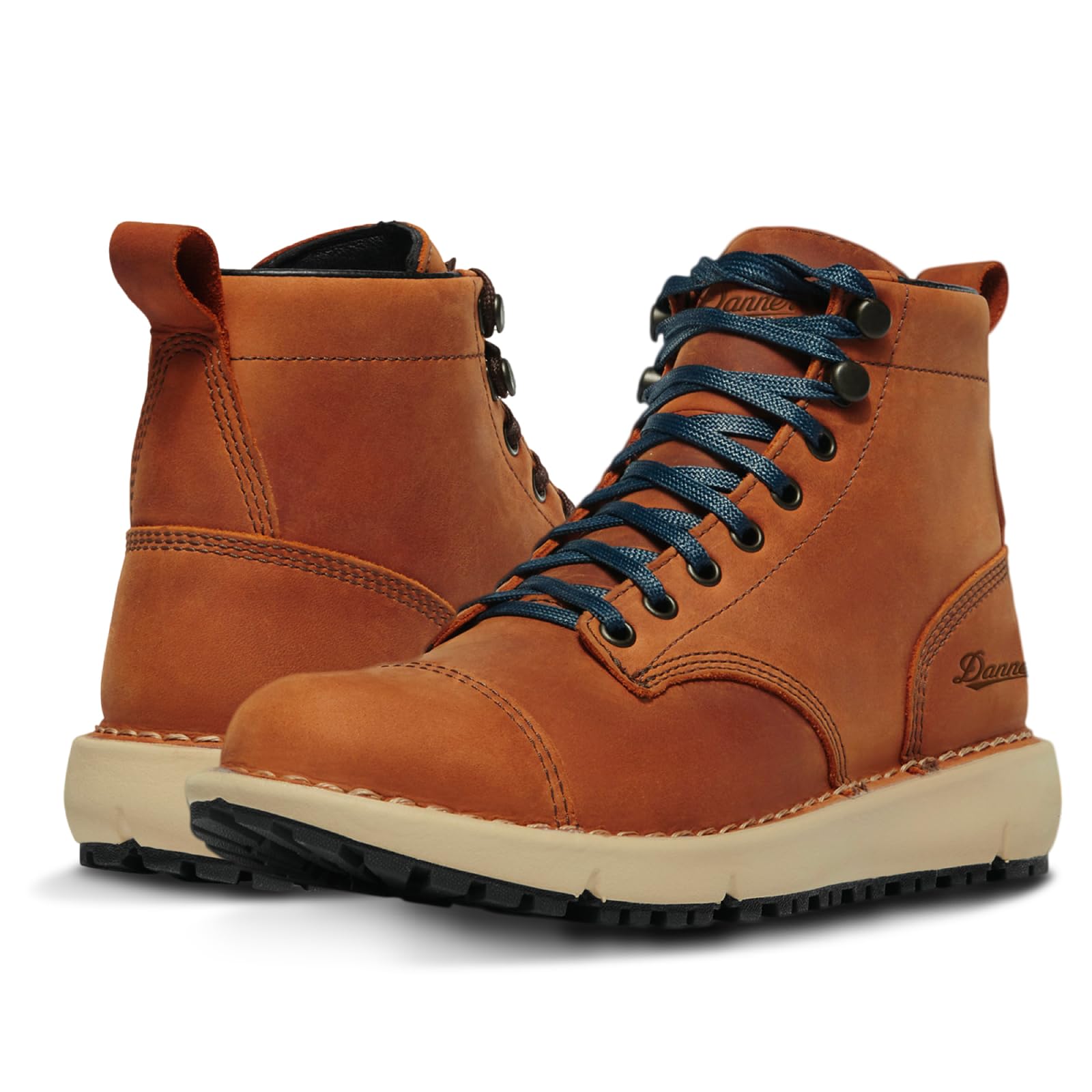 Danner Logger 917 6" Waterproof Hiking Boots for Men - Full-Grain Leather with Breathable Gore-Tex, Vibram SPE Midsole, and 917 Traction Outsole