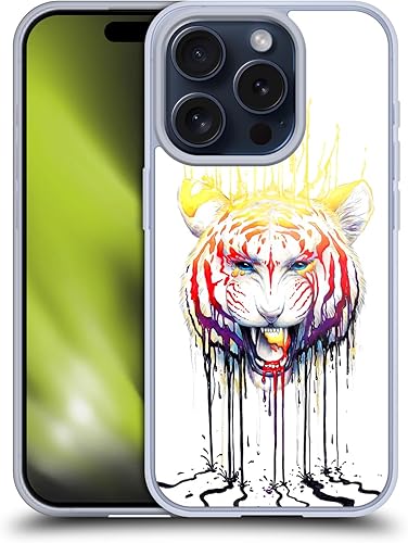 Miniatura 10 de Head Case Designs Officially Licensed Jonas JoJoesArt Jödicke Yin Yang Wolves Creatures Soft Gel Case Compatible with Apple iPhone 15 Pro