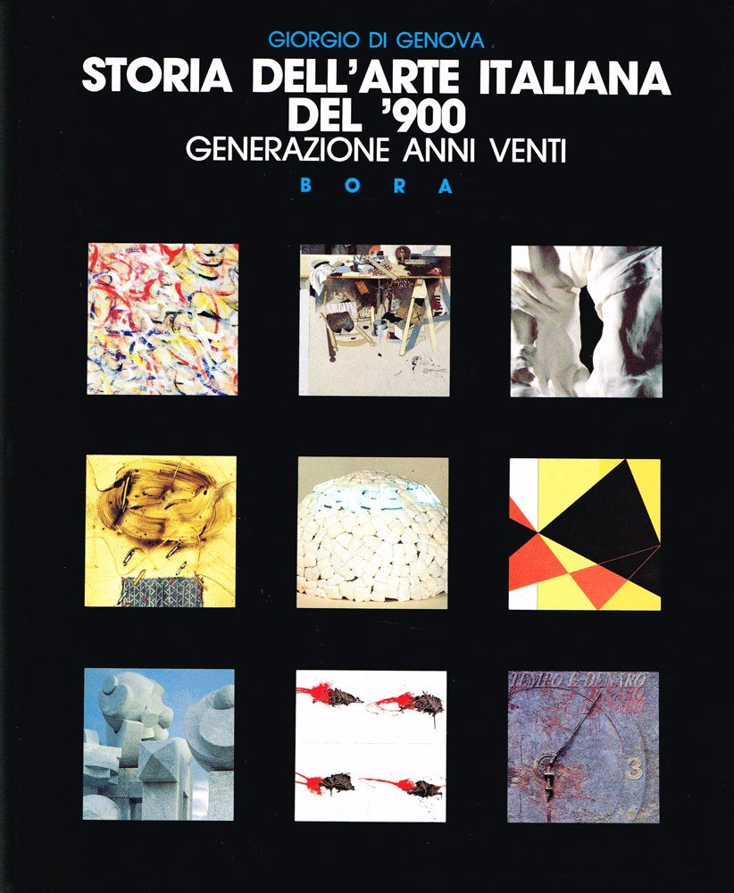 Storia dell'arte italiana del '900 Vol 4 livre sur la Génération des années 20