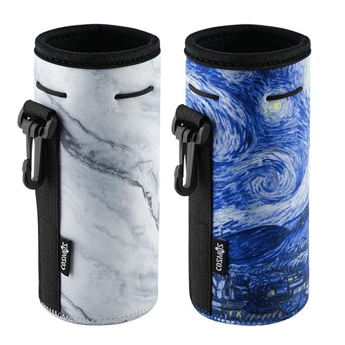 CM Neoprene Bottle Sleeve with Drawstring 2 Pcs