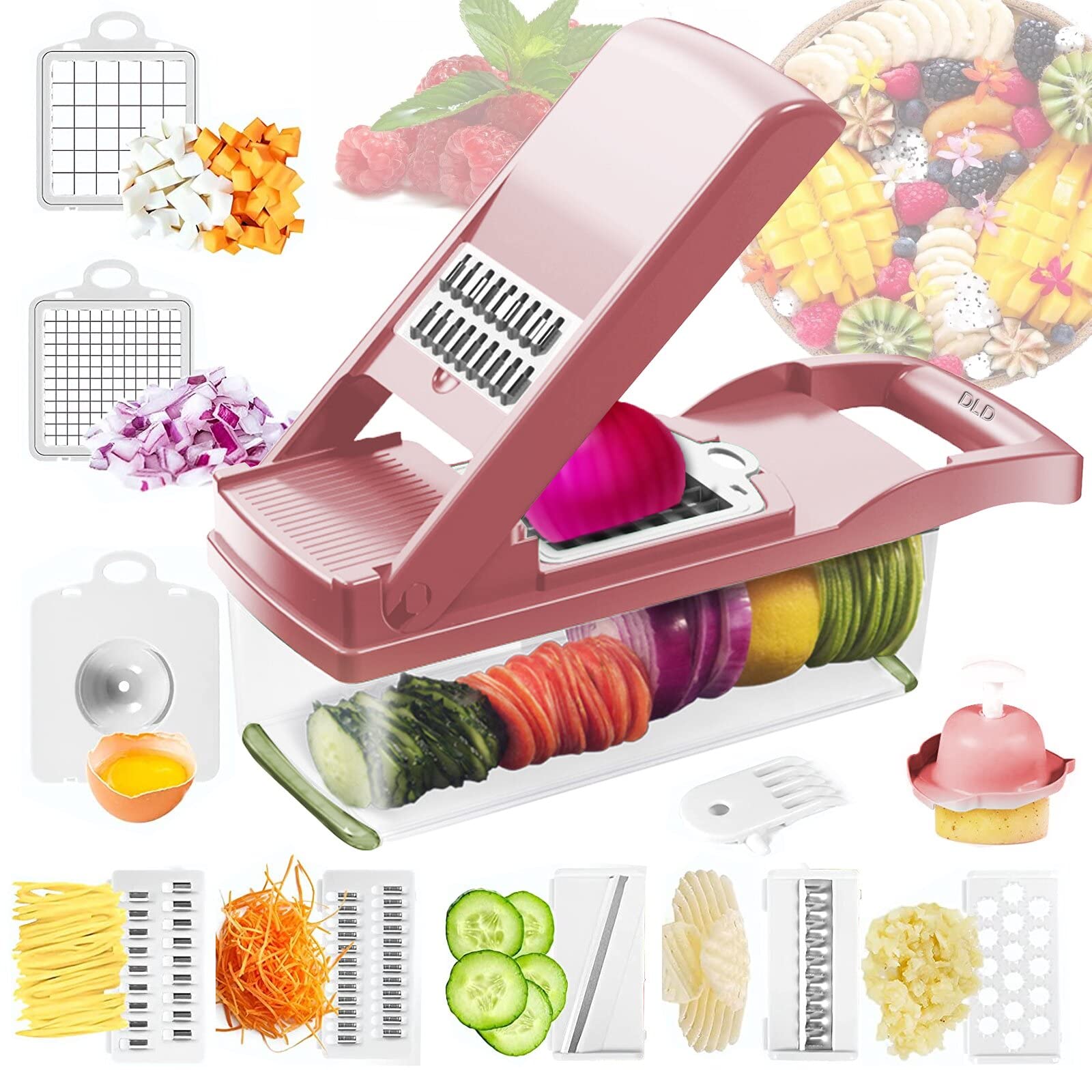 Buy DLD Vegetable Chopper Dicer Onion Chopper, Pro Food Chopper