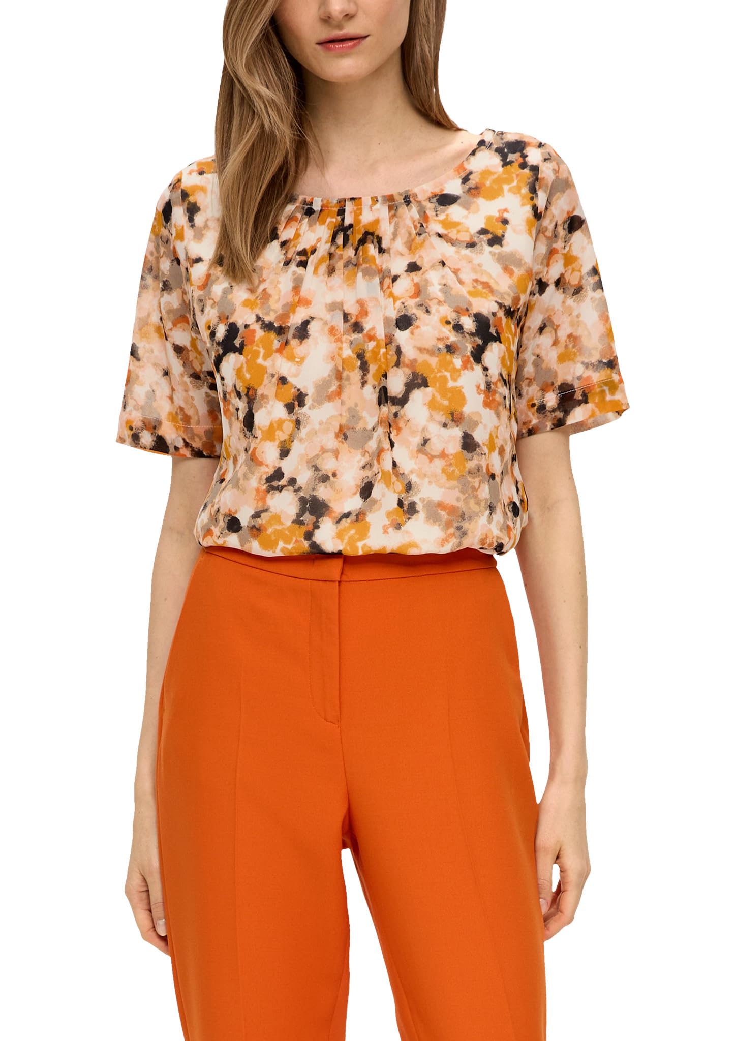 s.Oliver Semitransparente Chiffon-Bluse