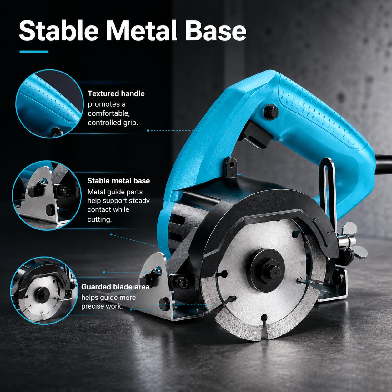 Rastreador de Pared, Profundidad de Corte 50 mm, 2300 W, Corte en Bisagra