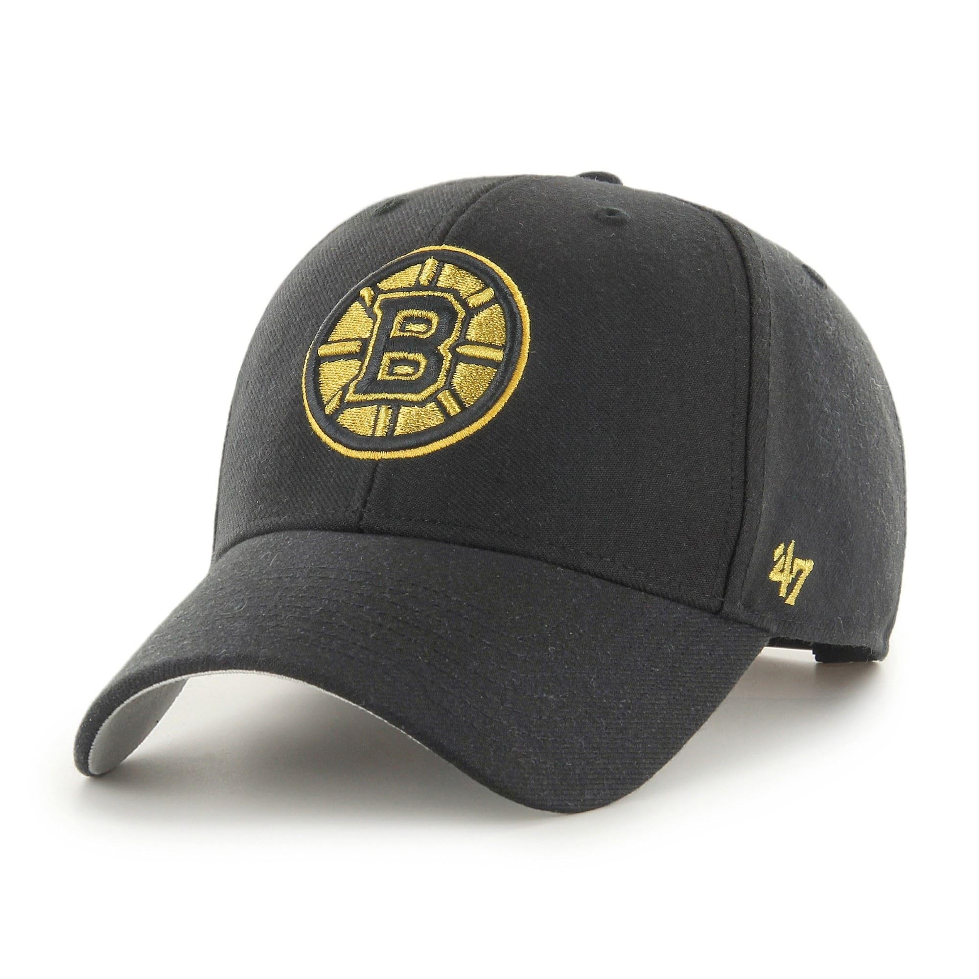 Unisex Boston Bruins #33798 47 Boston Bruins Nhl Metallic Most Value P. Black Adjustable Snapback Cap
