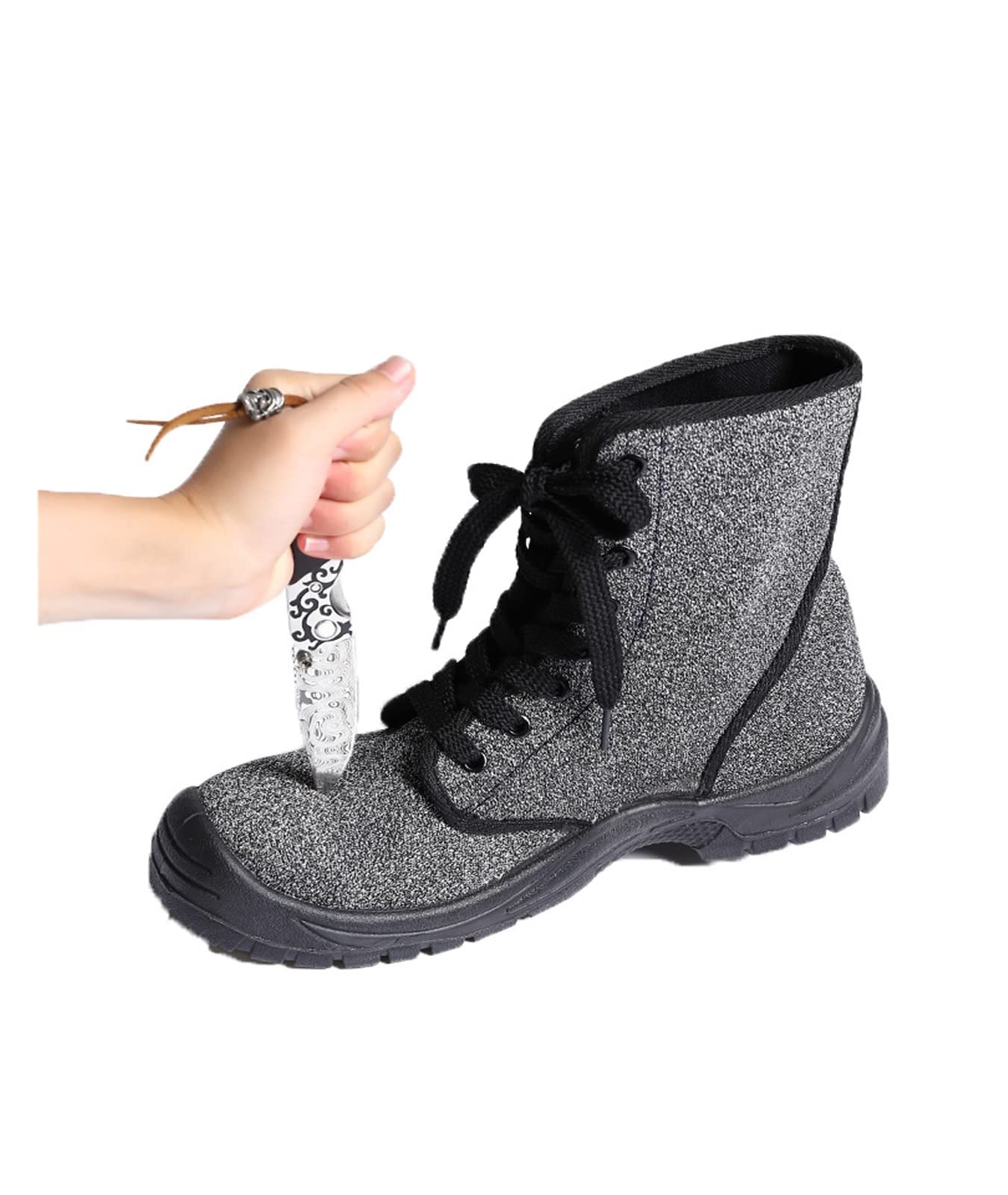 Buty robocze ochronne Buty męskie Outdoor Wodoodporne antykolizyjne Anti-stab Wysokiej jakości wojskowe buty taktyczne(39)