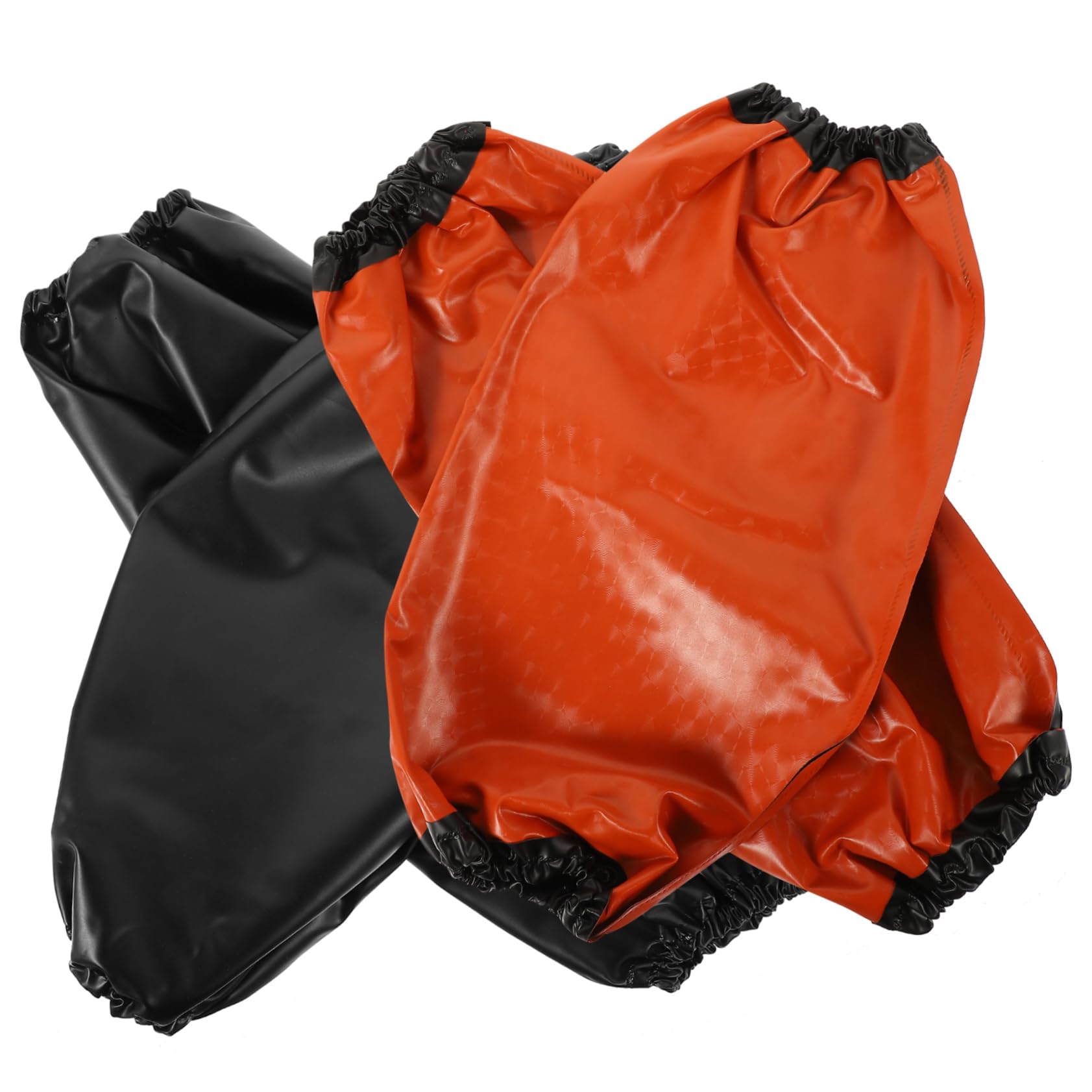Angoily 20 Pares Funda impermeable compuesta cubre brazos para hombres manga del brazo de limpieza manga larga manguitos de pvc manguitos protectores de brazos de polivinilo Black
