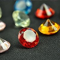 Vista 4 de 10000 cristales acrílicos con diamantes de confeti dispersos para boda, mesa de dispersión de boda, decoración del hogar, relleno de jarrón