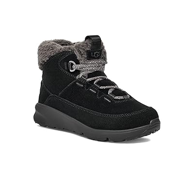 UGG Kids Terretrail Cozy Lace (Little Kid/Big Kid) Kids Shoes Black